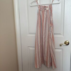 NWT LOFT Outlet Sleeveless Top Women M Striped Cotton Lightweight Lounge Casual